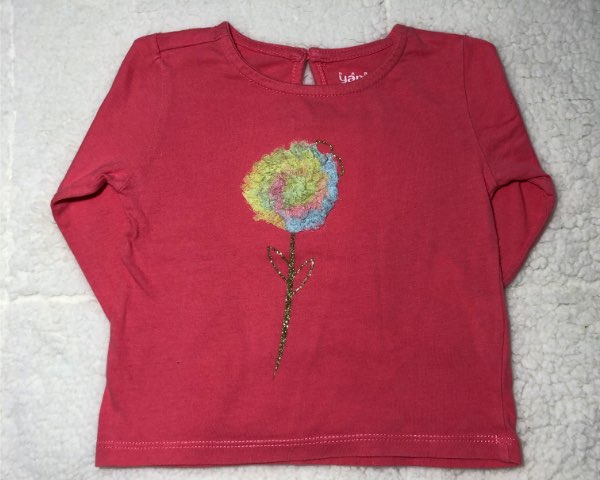 Polera manga larga Flor