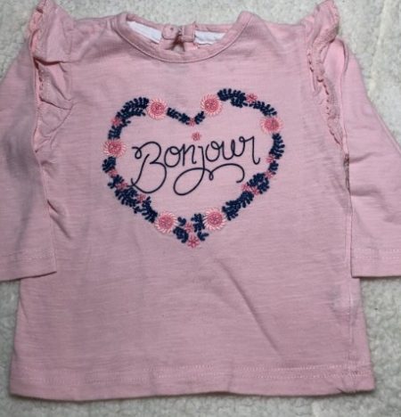 Polera manga larga Bonjour