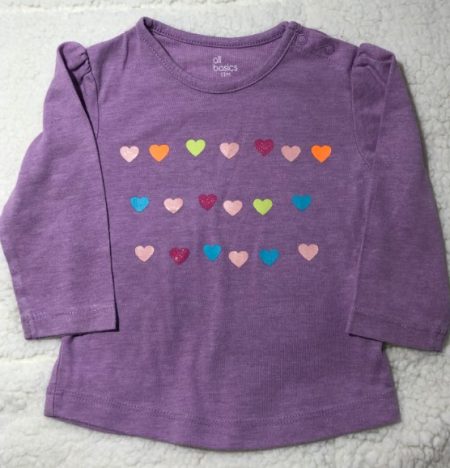 Polera manga larga corazone