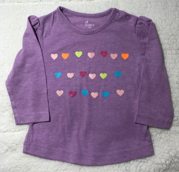Polera manga larga corazone