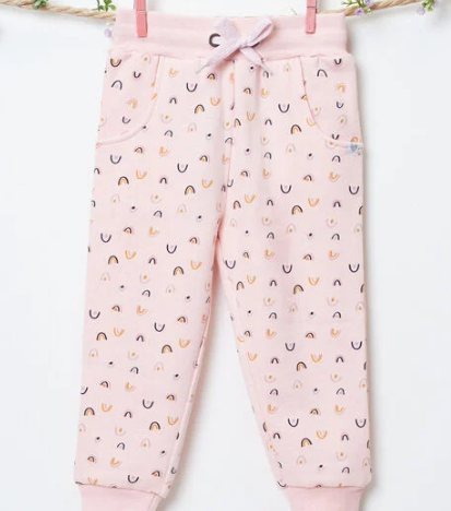 Pantalón Buzo Niña Mini Print Tribu