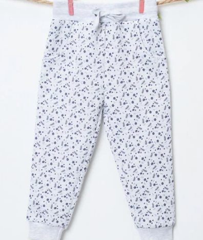 Pantalón Buzo Niña Mini Print Tribu