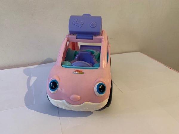 Auto rosa familiar musical Fisher Price Little People - Imagen 3